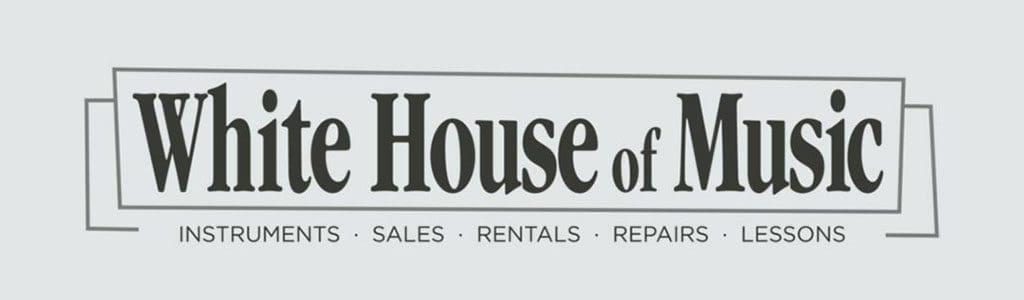 White House of Music Logo, Instruments, Sales, Rentals, Repairs, Lessons